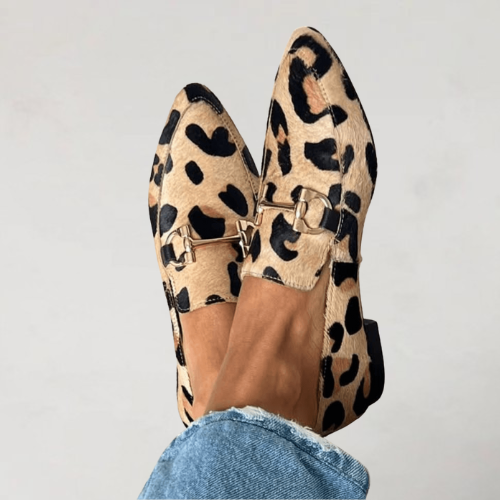 Léa™ | Mocassins Estampados em Alta